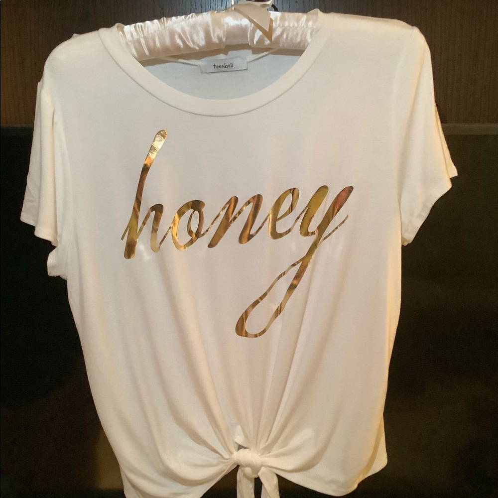 FRONT TIE TOP